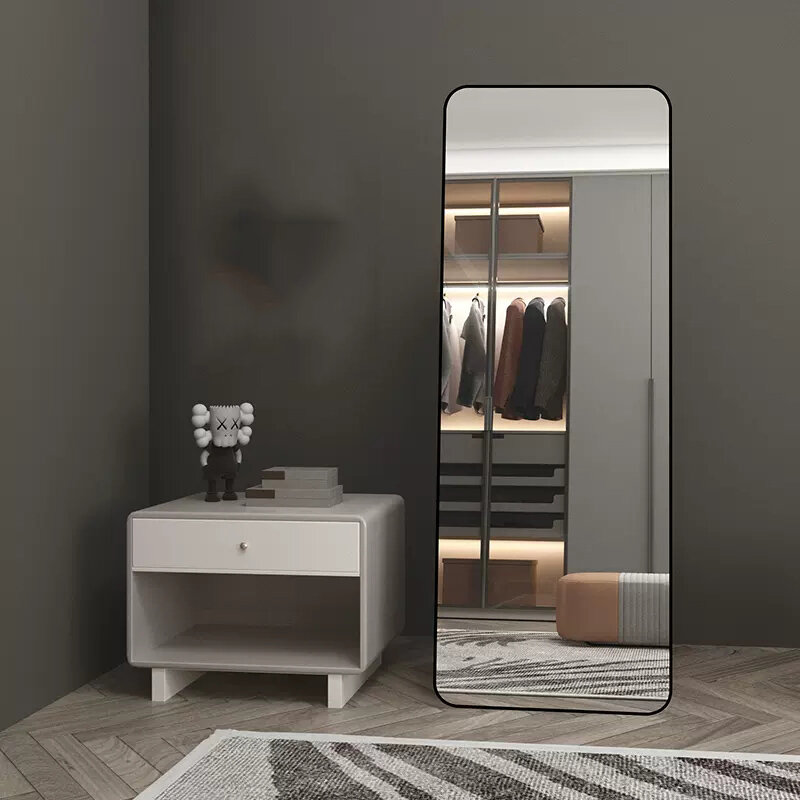 Full Body Display Mirror Kawaii Aesthetic Mirror Men Bedroom Decorative Mirrors Big Floor Nordic Espejo Pared House Accessories