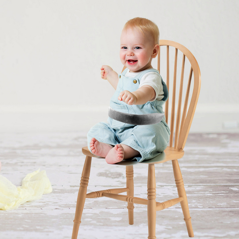 Bebê portátil Jantando Cadeira com Cinto de Proteção Dupla, Cadeiras Altas, Assento de Criança, Cinta de Segurança Infantil