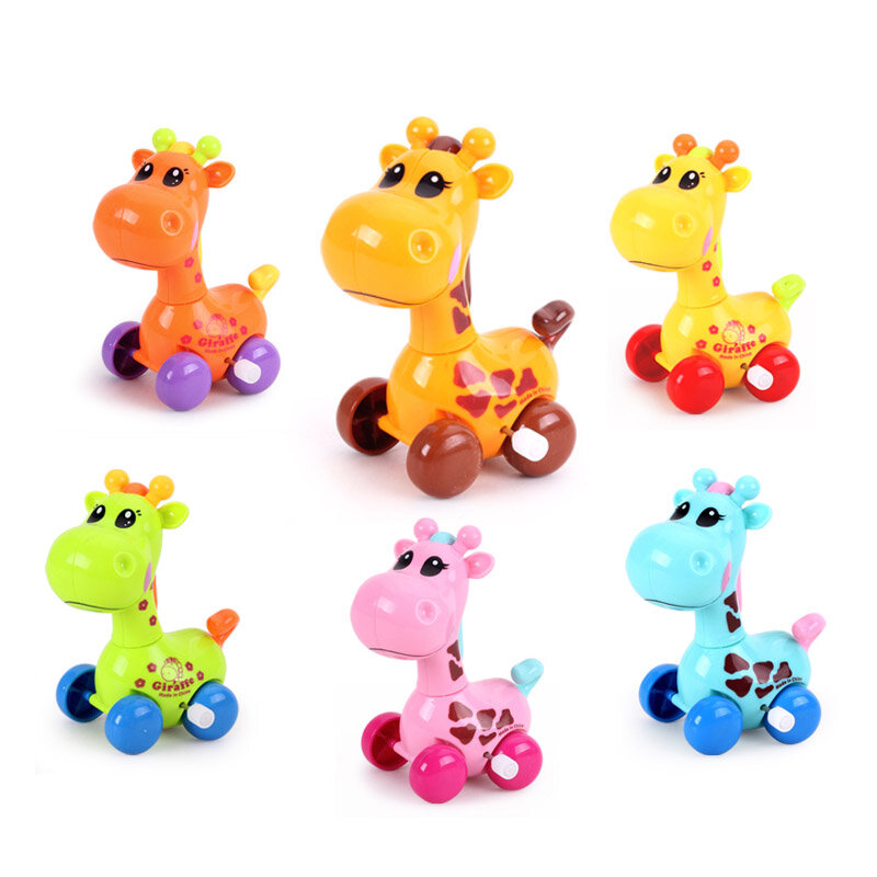 Simpatico cartone animato animale carica giocattoli giocattolo classico a orologeria giocattolo per bambini