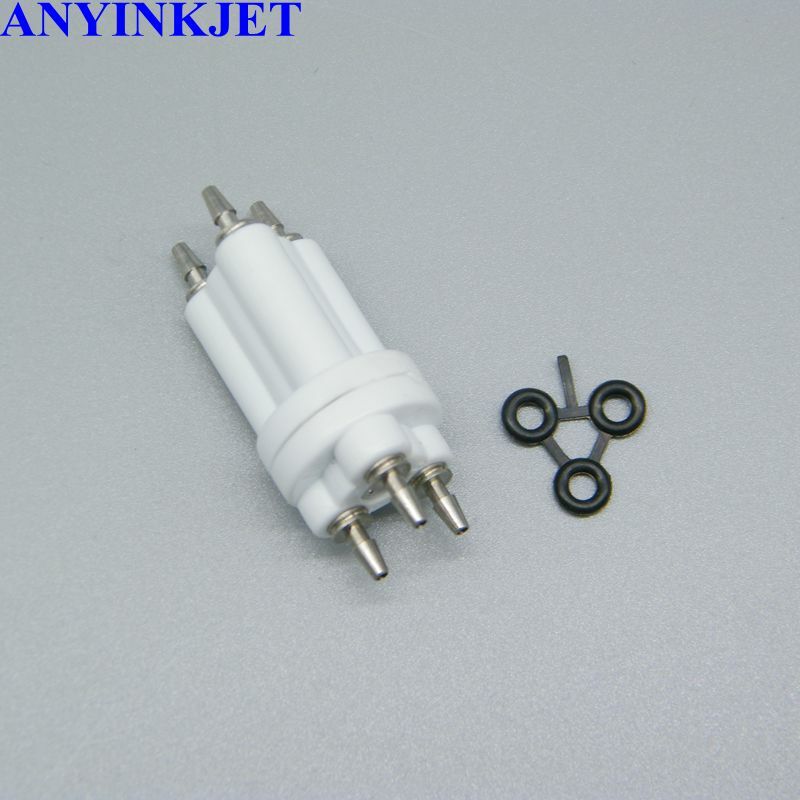 For Linx white pigment ink filter 3 way filter FA20254 for Linx 4800 4900 6200 6800 6900 7300 7900 inkjet coding printer
