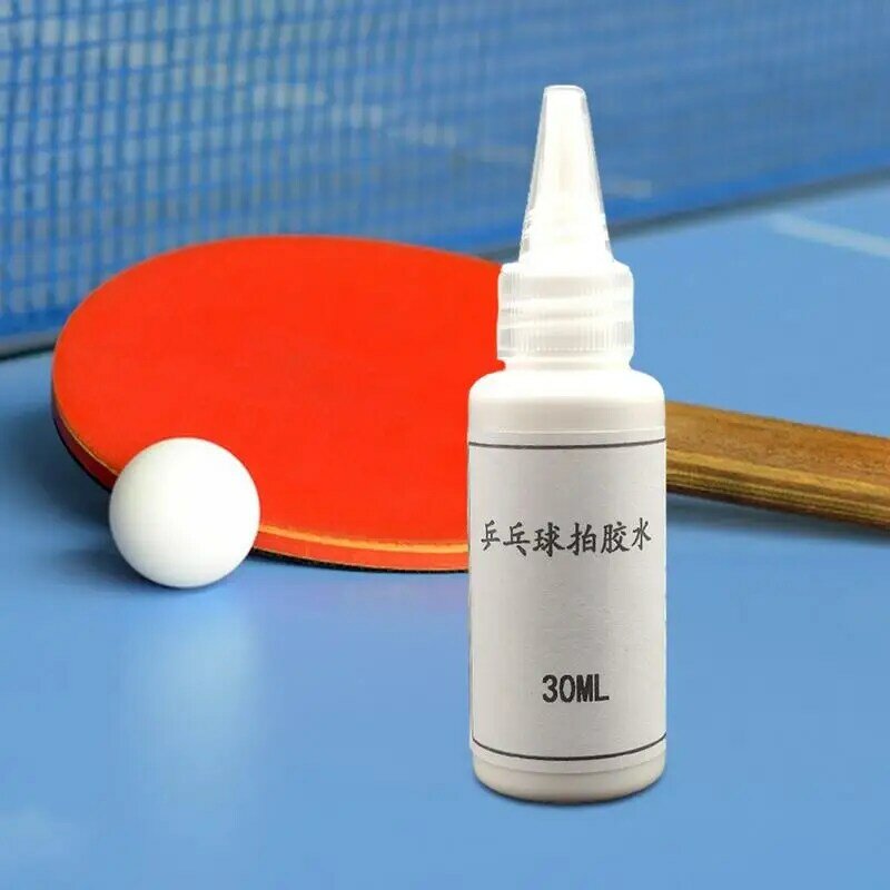 Pegamento de goma para raqueta de tenis de mesa, esponja adhesiva deportiva de secado rápido, paleta confiable segura, 30ml