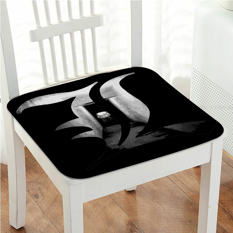 Декоративная подушка на сиденье в стиле аниме «Death Note», губчатый диван для офиса и столовой, нескользящий коврик для сиденья