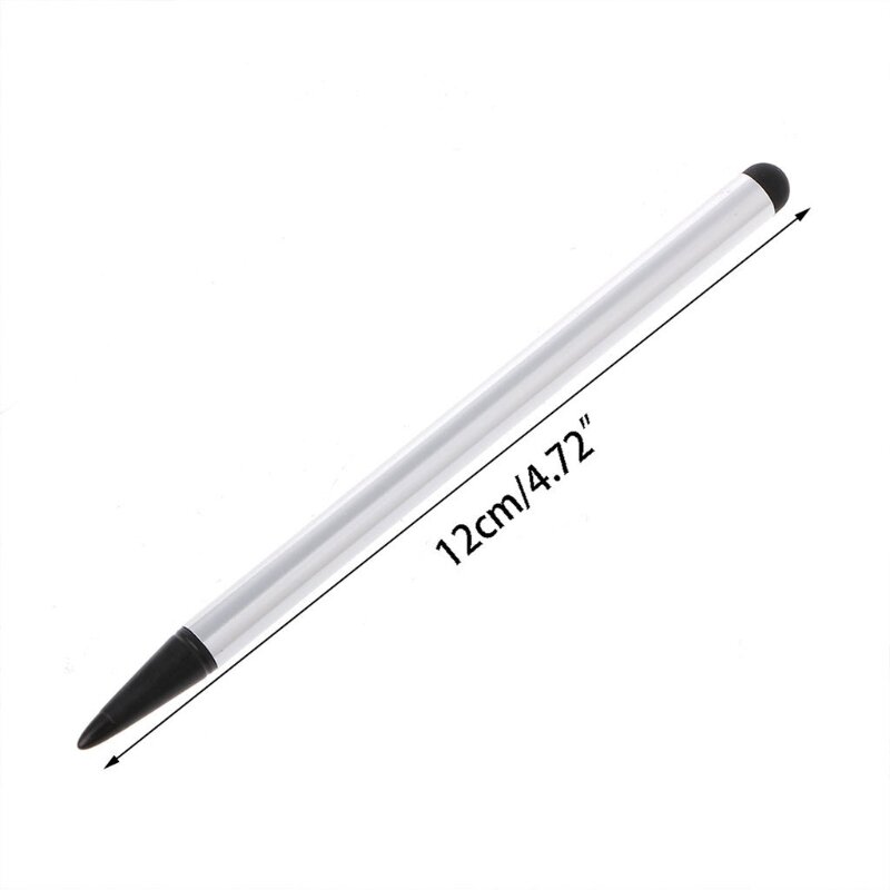 Caneta touchscreen universal ponta dupla F3KE, caneta resistiva capacitiva sensibilidade