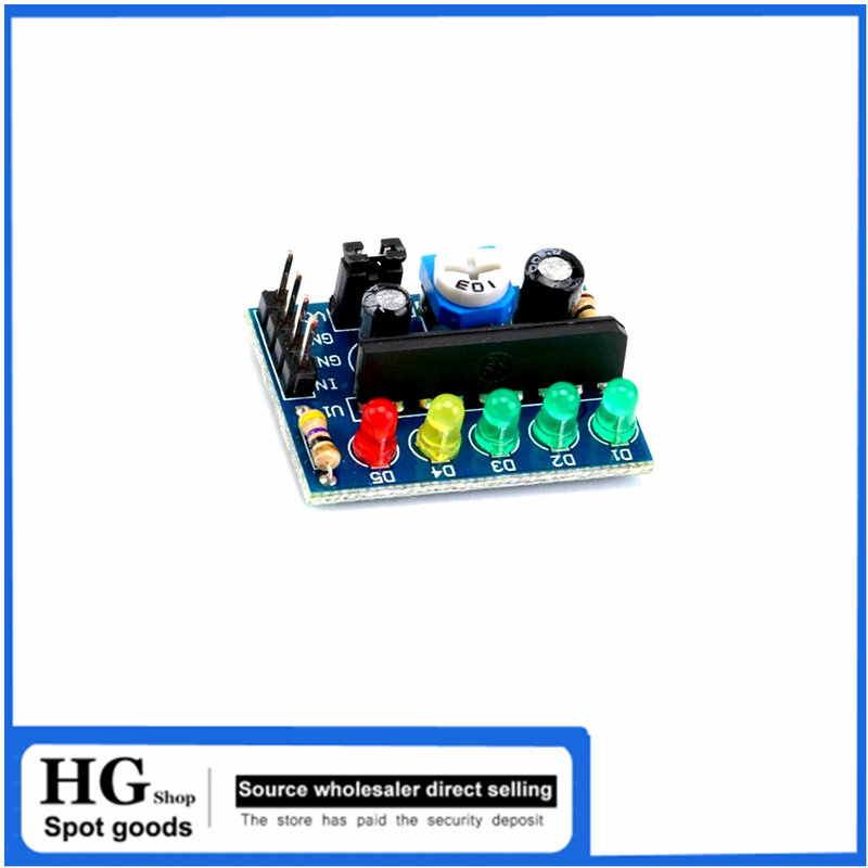 5 Stks/partij Ka2284 Audio Muziek Melodie Niveau Display Indicatormodule 3.5V-12V Controller Ac Dc Pcb Board Module