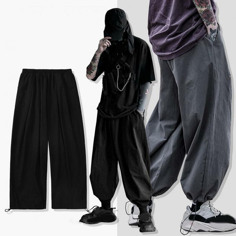 Pantaloni Casual da uomo in stile coreano moda uomo Plus Size pantaloni 3XL pantaloni Harem Oversize maschili vestiti da uomo