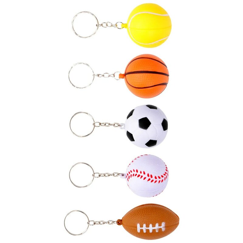 พวงกุญแจฟุตบอลพวงกุญแจกีฬา30ชิ้นพวงกุญแจรักบี้เกมของชำร่วย