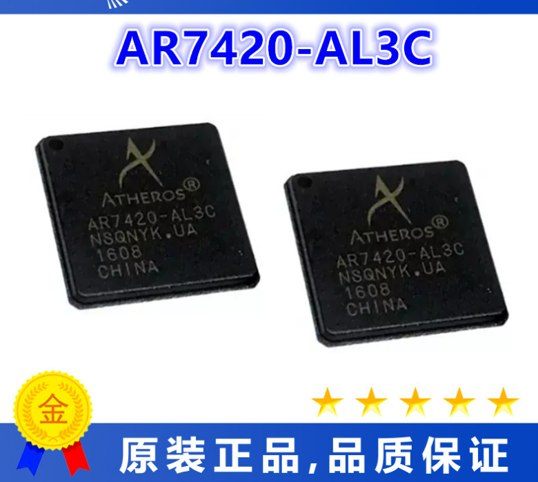 Comunicação sem fio Chipset Ethernet, chip tra nscepver, original, novo, AR7420, AR7420-AL3C, QFN116, 1pc por lote