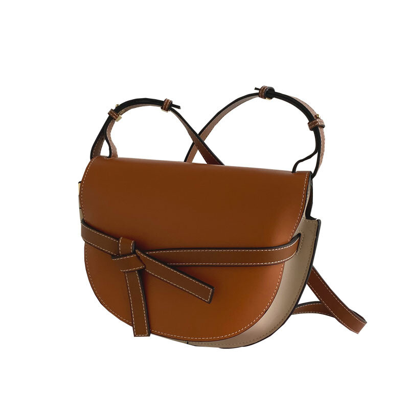 Luxury Brand Women's Shoulder Bag Handbags Y2k Saddle Leisure Underarm Crossbody Messenger Clutche Commuting Retro Simplicity