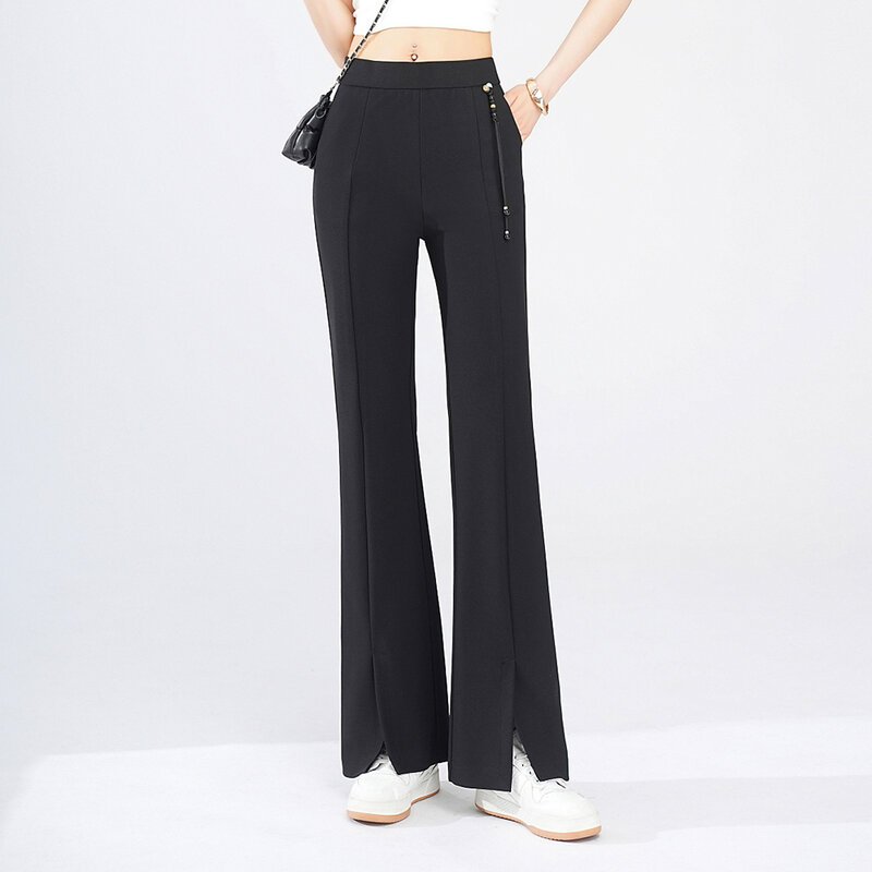 Damskie spodnie na co dzień spodnie fishtail koreańskie dongdaemun wysokiej jakości odzież damskie darmowa wysyłka damskie spodnie darmowa wysyłka darmowa wysyłka
