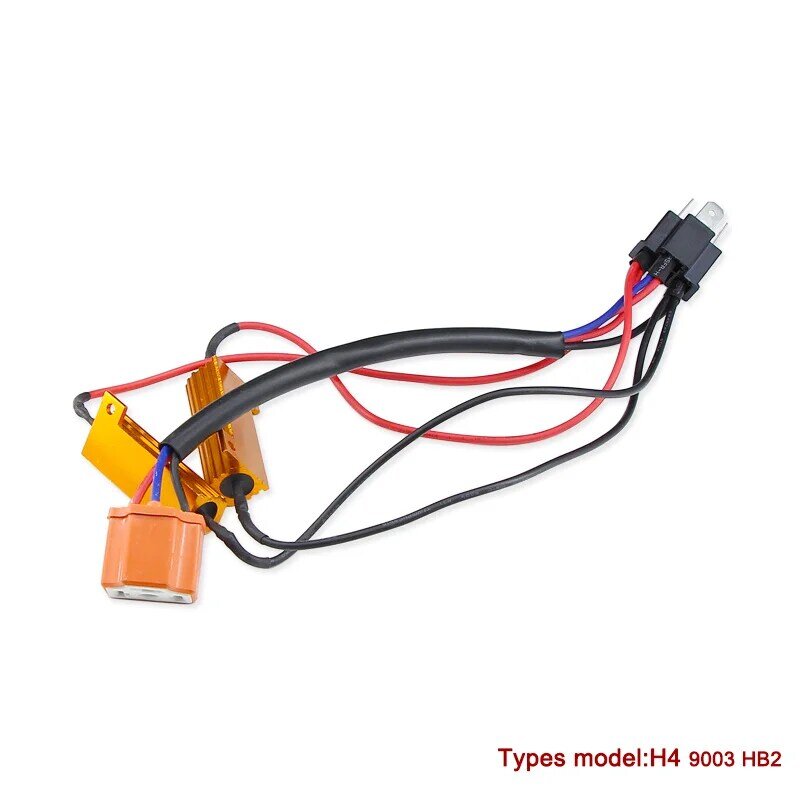 50W H7 H11 9006 hb3 hb4 h9 h8 9005 Car Load Resistor Error Canceller LED Decoder Canbus Free Wiring Canceller Decoder Light