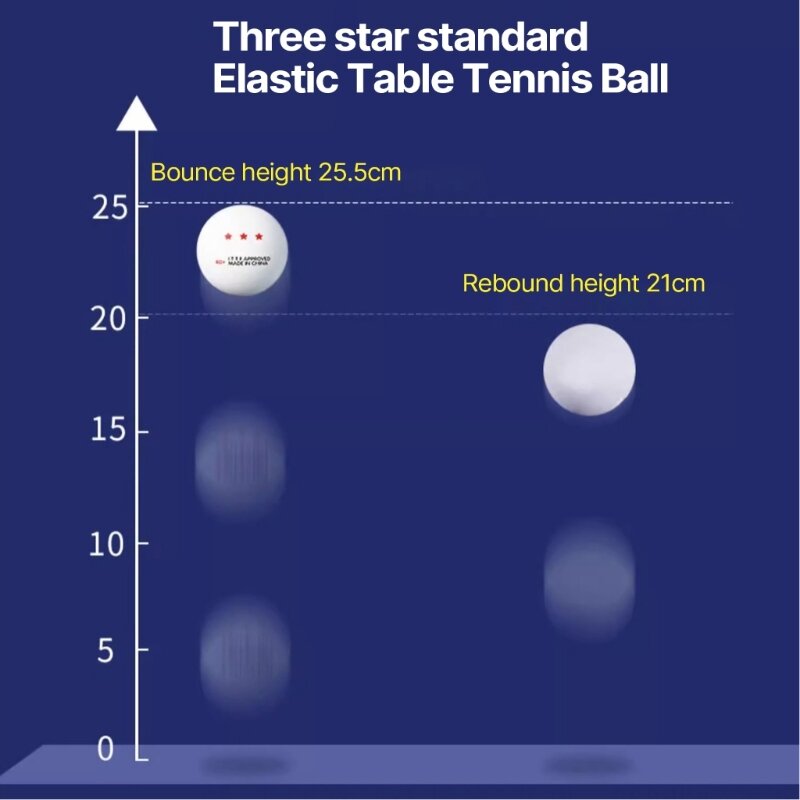 2024 Neu 10 Stück Pingpong Ball 3 Star Tischtennisball für Training, Wettkampf