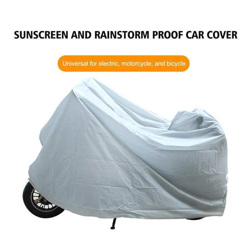 Motorcycle Protective Cover Outdoor Indoor Waterproof Sun Protection Dustroof UV Proof Bike Scooter Motorcycle Clothing Cover