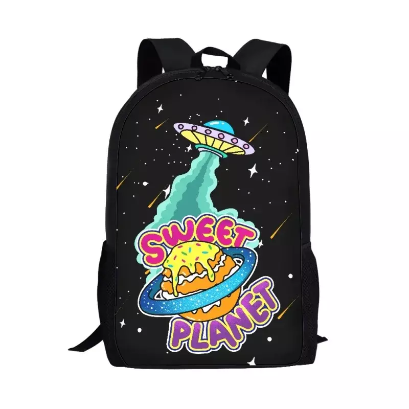 Оригинальный рюкзак с принтом в виде гриба, инопланетянина, школьная сумка, повседневный рюкзак для подростков, сумки для ноутбука, женские и мужские дорожные рюкзаки для хранения