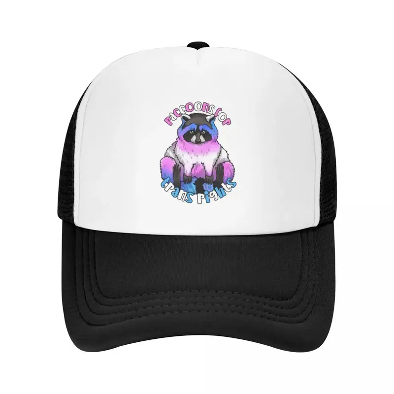 Raccoons untuk Trans Rights 2023 topi bisbol topi hitam mewah topi western topi wanita untuk The Sun topi pria