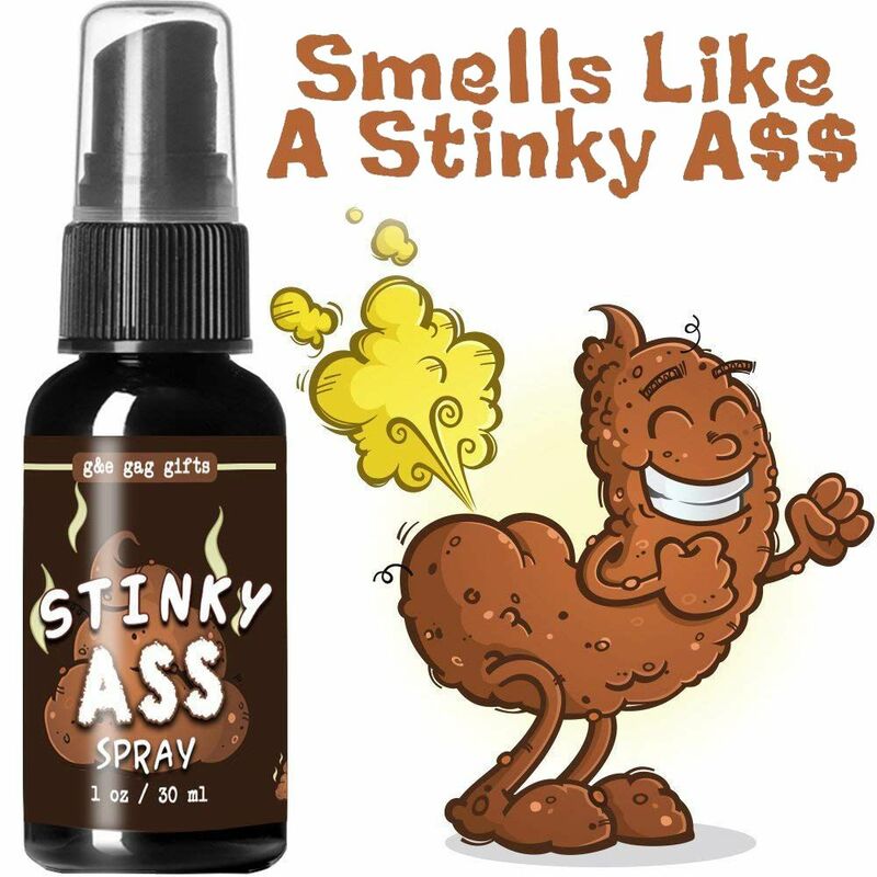 30ML Streich Neuheiten Spielzeug Gag Witz Stinky Gas Ass-Stinkende Flüssigkeit Furz Spray Kann Stink Bombe