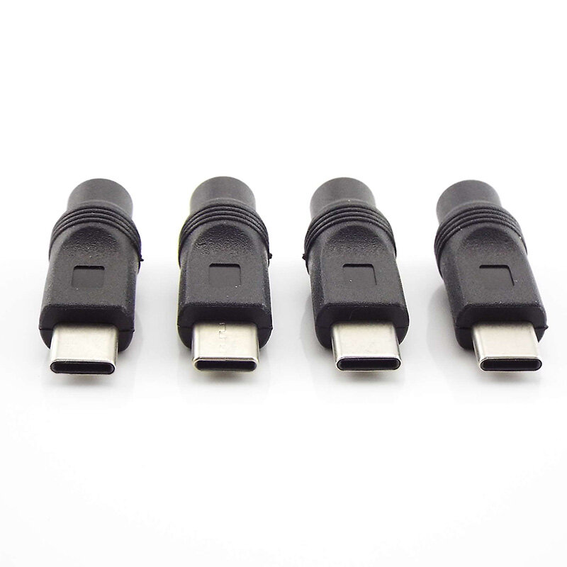 Адаптер питания постоянного тока с портом USB Type-C (папа) на гнездо 5,5x2,1 мм (мама), 1 шт.