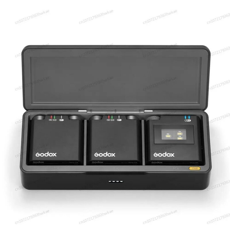 Godox Virso 무선 마이크 수신기, 전화 DSLR 카메라, 브이로그 녹화 DSLR 카메라용, S/S M1 M2, 2.4GHz