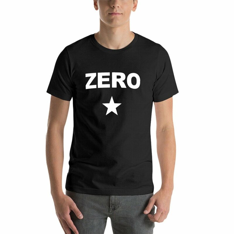 Camiseta con estampado animal para hombre, camisa negra lisa con estampado de Pumpkins Zero