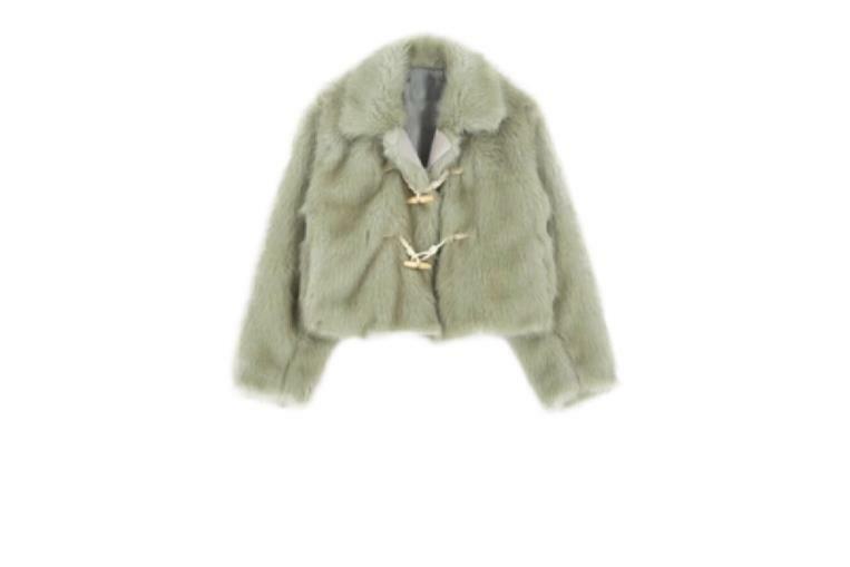 Женское короткое пальто из искусственного меха в стиле ретро, новинка зимы 2023, Style0108