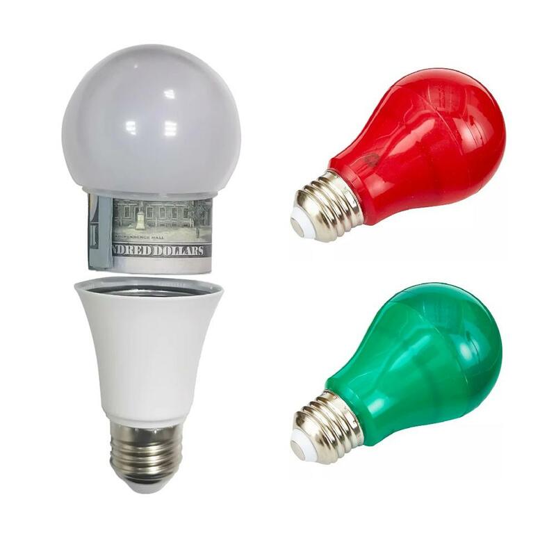 Sight Secret Light Bulb Home Diバージョンは、コンテナーの安全性を非表示にすることができます。この対策は、非推奨ストレージ秘密のコンパートメントを備えています。