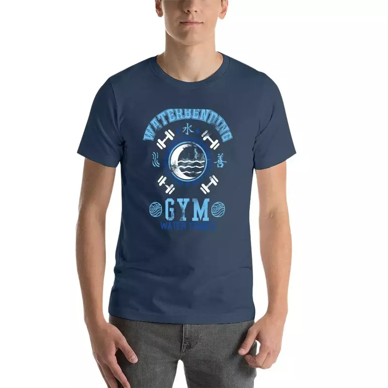 Waterbending Gym 1 T-Shirt sweat customs design your own heavyweights mens graphic t-shirts anime