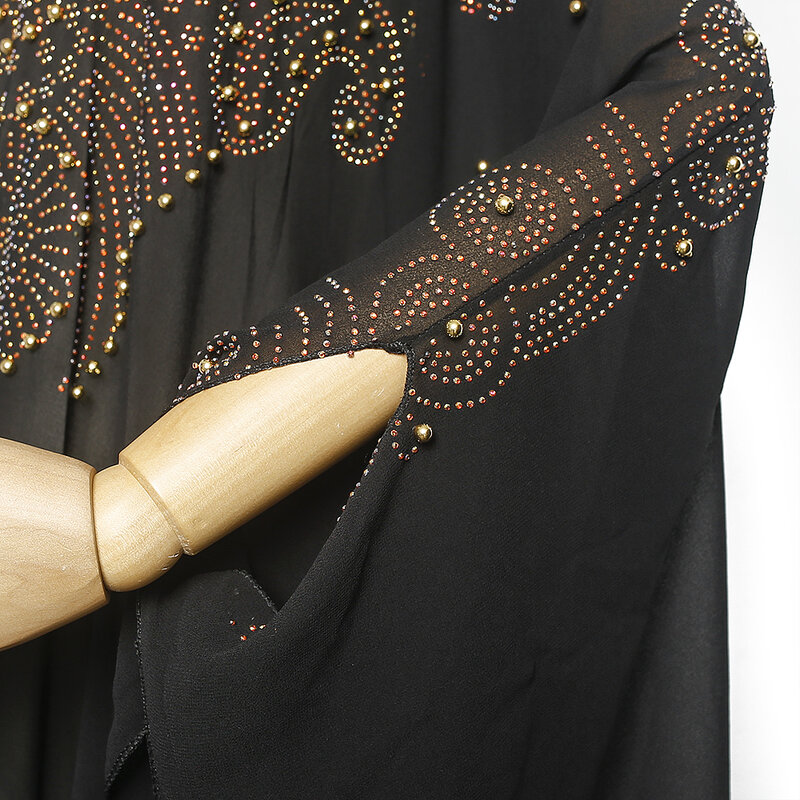 Gaun Jilbab Muslim Kaftan Dubai Abaya Ramadhan Gaun Malam Afrika untuk Wanita Kimono Jubah Kaftan Pakaian Islam Pakaian Wanita