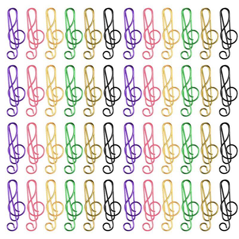 Trombones de bureau en forme de goutte, trombones, trombones, accessoires de bureau, 100 pièces