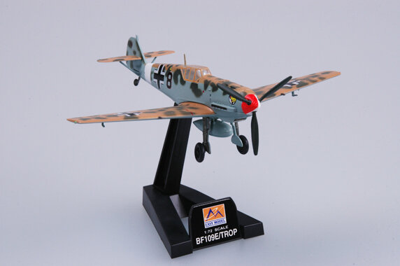 Easymodel 37277 1/72 BF-109E JG27 elica Fighter Bomber assemblato finito militare statico modello di plastica collezione o regalo