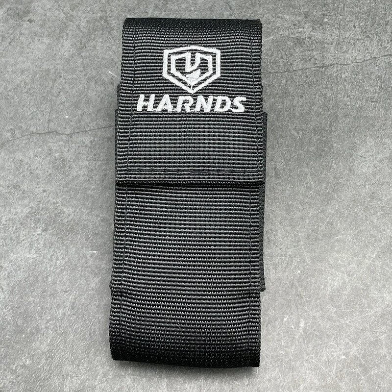 Hearnds ak4011ベルトクリップ付きスティックナイロンシースマルチツールホルスター、伸縮性サイドパネルedcツールナイフポーチ付き