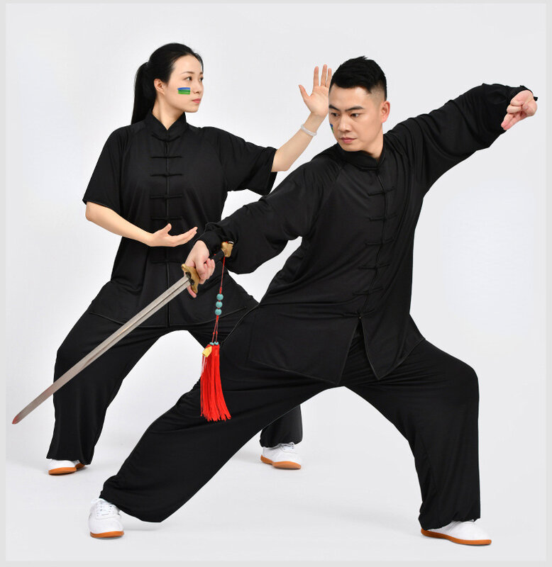 Uniforme chinês clássico de Tai Chi para adultos, roupas Wushu Kung Fu para homens e mulheres, terno de artes marciais Wing Chun, roupas taiji de alta qualidade