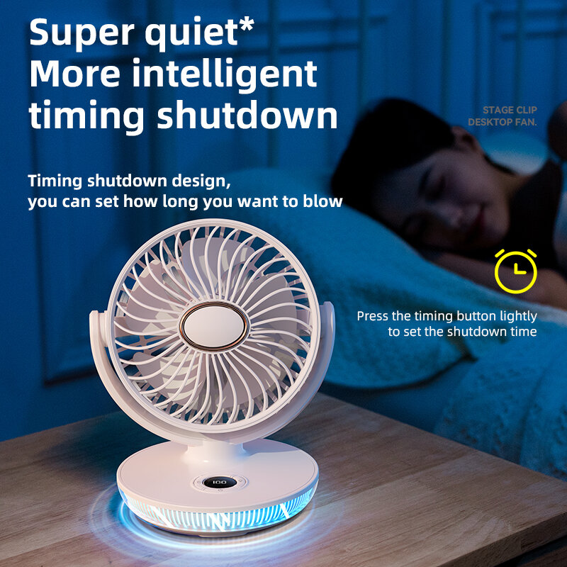 Xiaomi Luft zirkulation ventilator drahtlose Fernbedienung LED-Bildschirm 5 Gänge Wind 48 Stunden Akkulaufzeit Schwenk kopf Fernbedienung Lüfter
