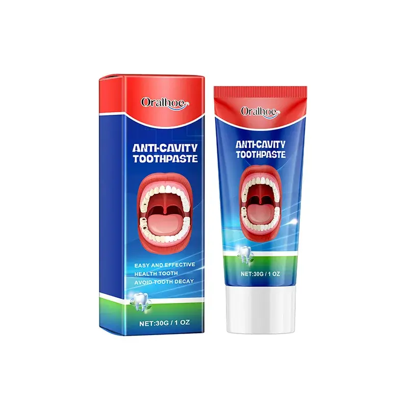 30G Anti-Verval Tandpasta Tandcariës Reparatiecrème Voorkomt Tandbederf Verwijderen Tandsteen Bescherm Tanden Verfrist Adem