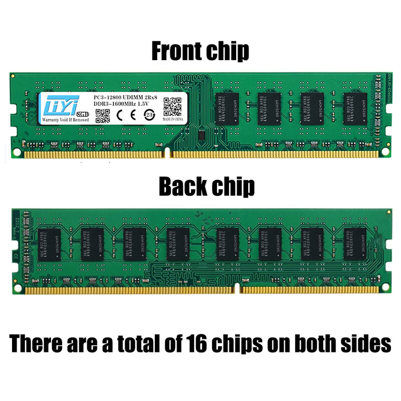 Оперативная память DDR3 для настольных ПК, 2 ГБ, 4 ГБ, 8 ГБ, 1066 МГц, 1333 МГц, 1600 МГц