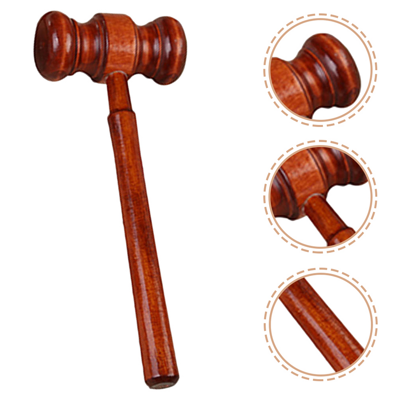 Giudice Hammer Shot judit's court legno Gavel abbigliamento piccolo giocattolo per bambini bussare bambini giocattoli per bambini