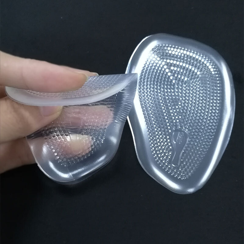 1Pair Women Silicone Gel Insoles for Shoes Forefoot Pad Insoles Inserts High Heel Insole for Shoe Inserts Pads Reduces  Pain