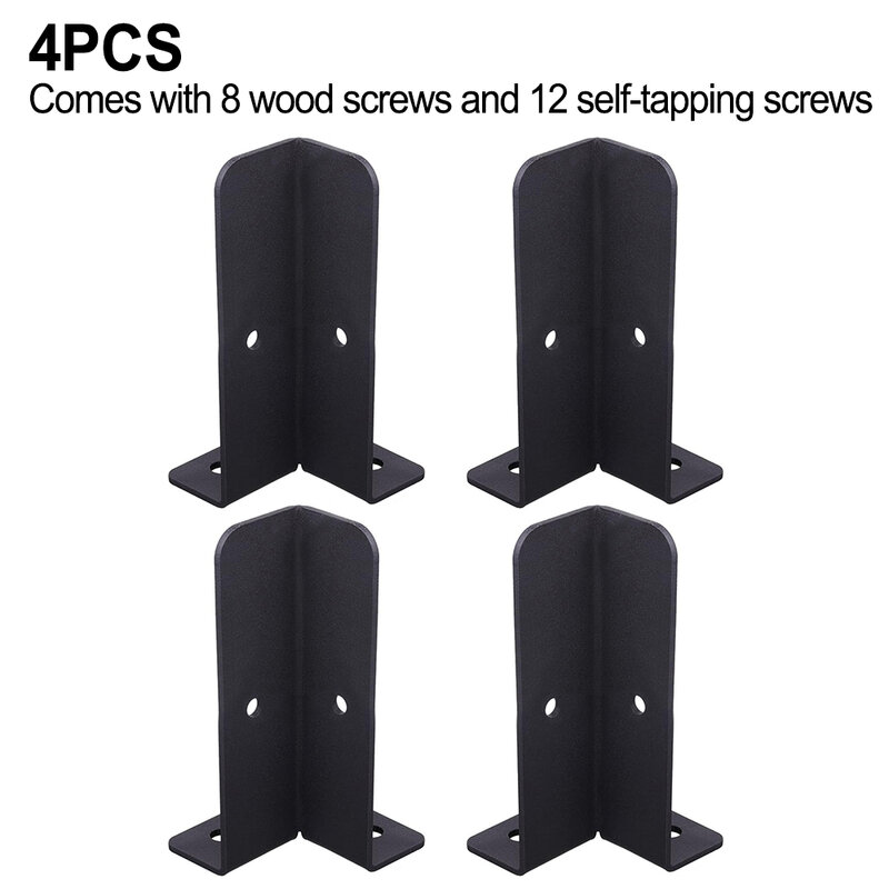 Adapt Package Content Durable And Rust Resistant Applications Durable And Rust Resistant Pcs Wood Fence Post Kit
