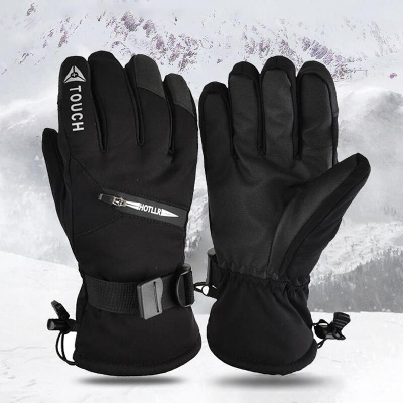 Radfahren Handschuhe 1 Paar Bequem Plüsch Futter Tragen-beständig Kaltem Wetter Warm Handschuhe für Outdoor