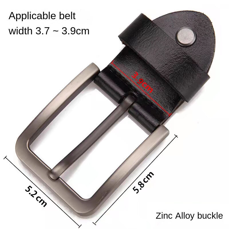 ใหม่ Pin เข็มขัดเข็มขัดผู้ชาย Men 'S คลิปโลหะหัวเข็มขัด DIY หนัง Craft กางเกงยีนส์อุปกรณ์เสริมสำหรับ3.8ซม.-4ซม.กว้างเข็มขัด