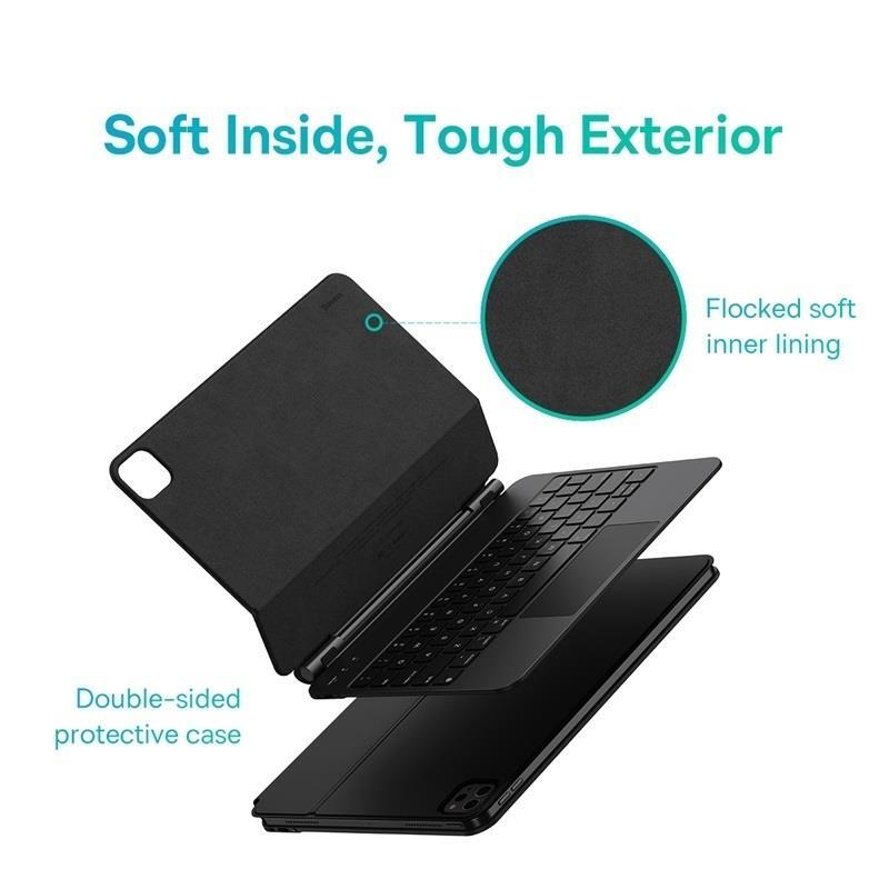 Tastiera Wireless per tastiera magnetica Pro per tastiera pieghevole Air 5 4 Tablet con Trackpad