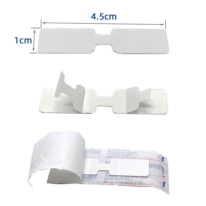 10pcs/lot Mini 1*4.6cm Sutureless Patch Wound Dressing Band Aid Sports Wound Adhesive Bandages Sticking Plaster First Aid Patch