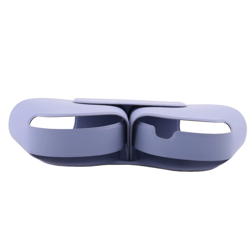 Für airpods max headset hochwertige praktische pu silikon kopfhörer tasche kratz feste schutzhülle, lila