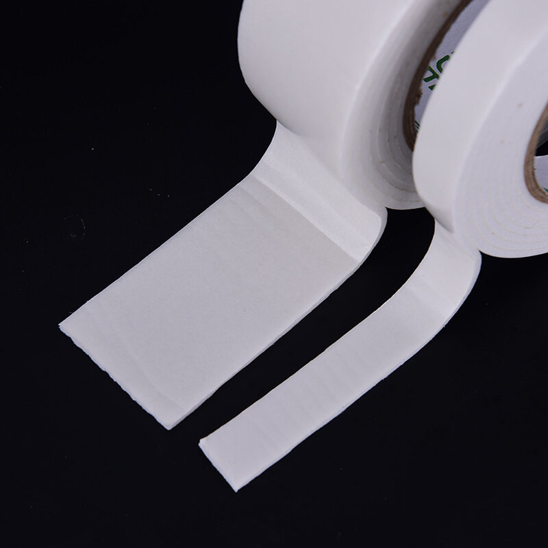 Rollo de cinta adhesiva de doble cara, cinta de espuma blanca fuerte, artesanía adhesiva de doble cara, 1 rollo