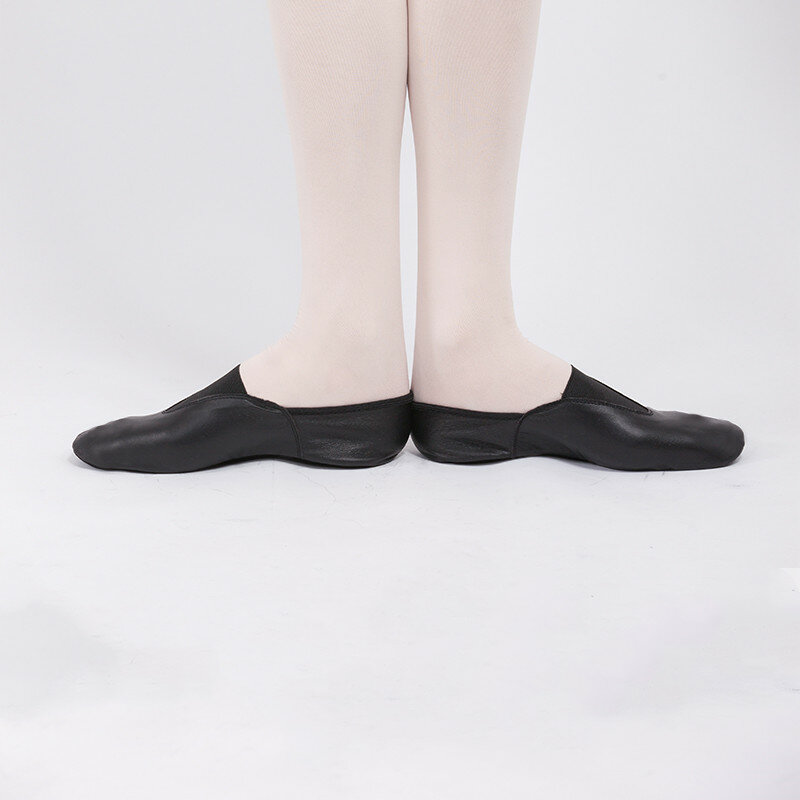 جلد طبيعي أسود الجاز الرقص النساء لينة سوليد الرجال المهنية حذاء للجيم