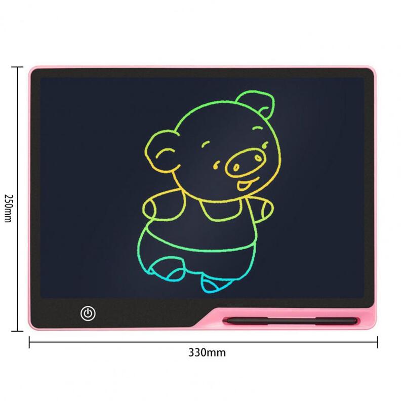 Solid  Drawing Board Slim Children Writing Board Drawing Board LCD Screen Rectangle Handwriting Pad School Supplies