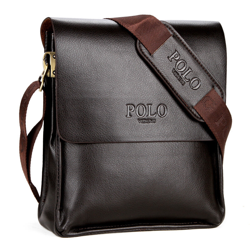 Сумка на плечо Мужская винтажная, роскошный портфель для мальчиков, кожаный деловой классический мессенджер, дизайнерская сумочка через плечо