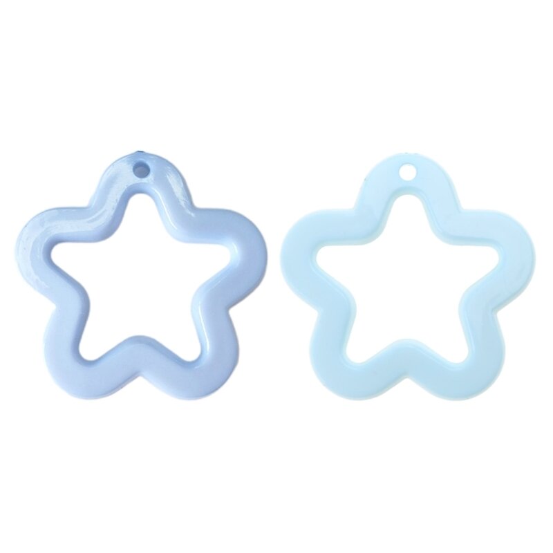 Acryl Star Charm Voor Sieraden Maken Onderdelen Diy Handgemaakte Kleurrijke Handwerk Dropship