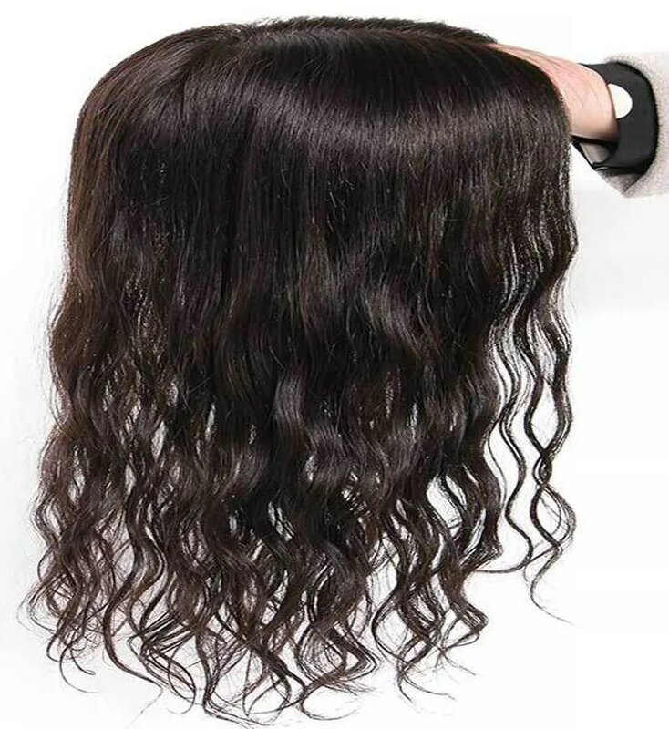 2023 nowy naturalny 12 "-20" wolny styl nowy wtrysk włosów Topper dla kobiet naturalny ludzki włos europejski Remy włosy Silk baza peruka