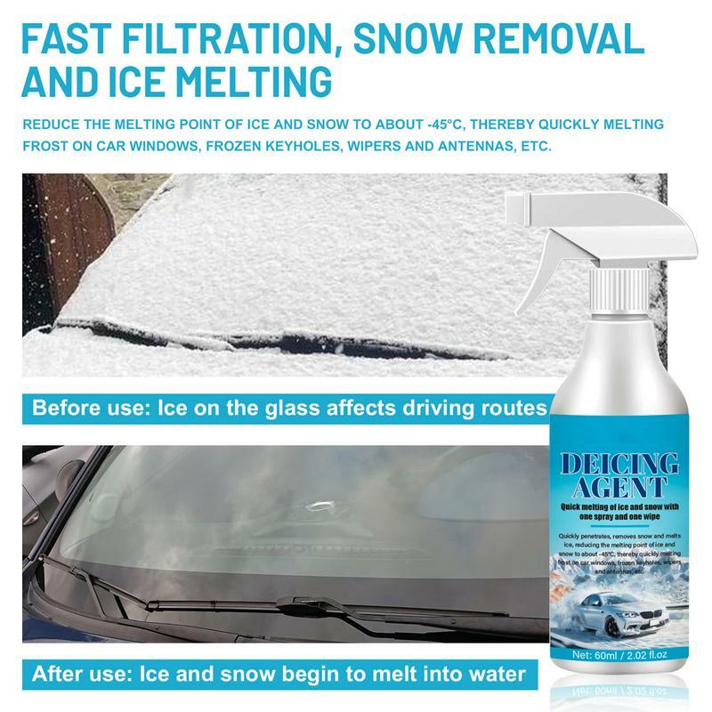 Abtau spray Windschutz scheiben Enteiser für Auto Windschutz scheibe schnell und einfach schmilzt Eis Frost und Schnee minimale Schaben verbessern
