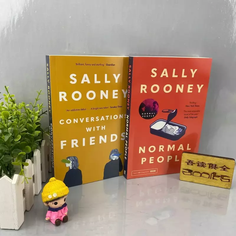 Sally Rooney normalni ludzie/rozmowy z przyjaciółmi powieść życiowa za łóżko dla dorosłych razem czytając książki Fiction lIvros