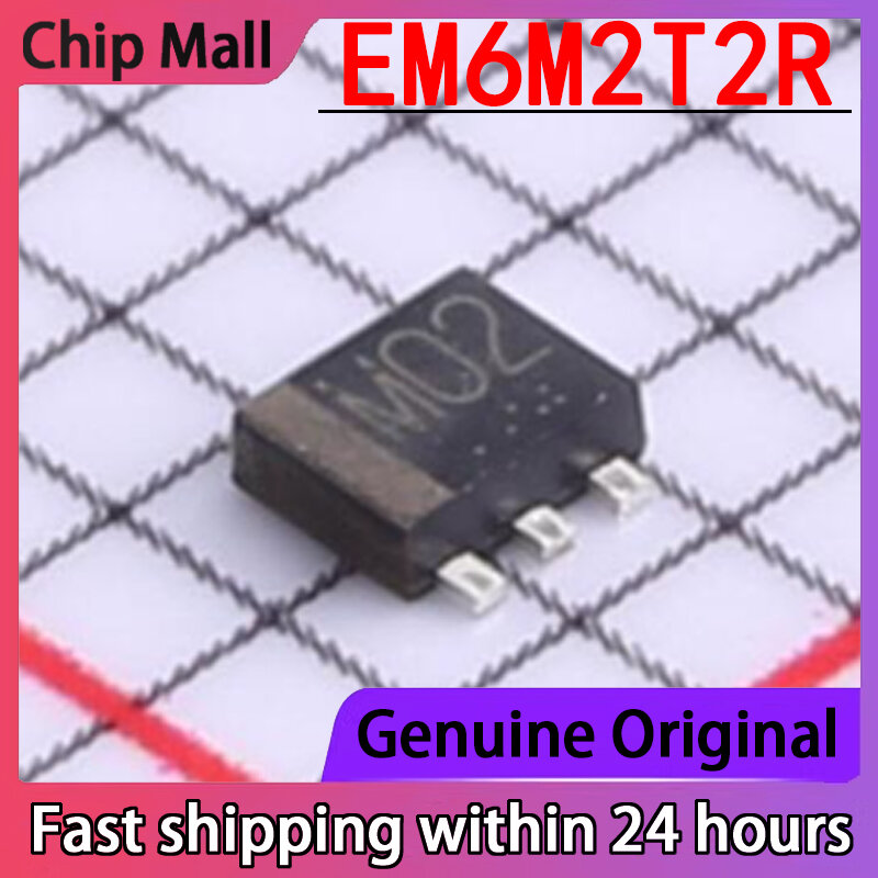 10 sztuk fabrycznie nowy oryginalny EM6M2T2R pakiet EMT6 20V 200mA MOSFET oryginalny